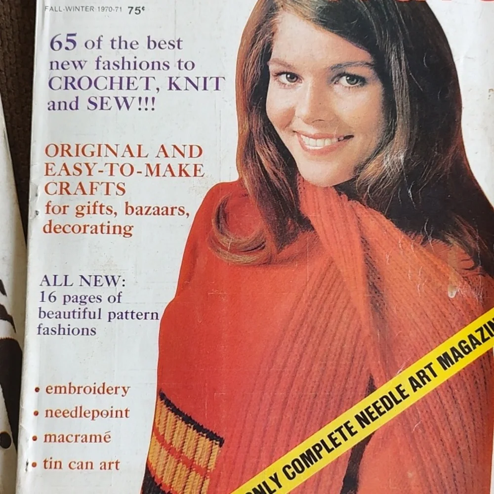 Good Housekeeping Needlecraft Magazines 1968-1971 Lot Of 3